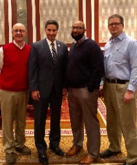 With Doug Vance, Herb Vincent and Will Roleson in New York in 2018.